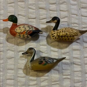 Small Plastic Duck Figurine Set - Multicolor-See Pic’s for Measurements